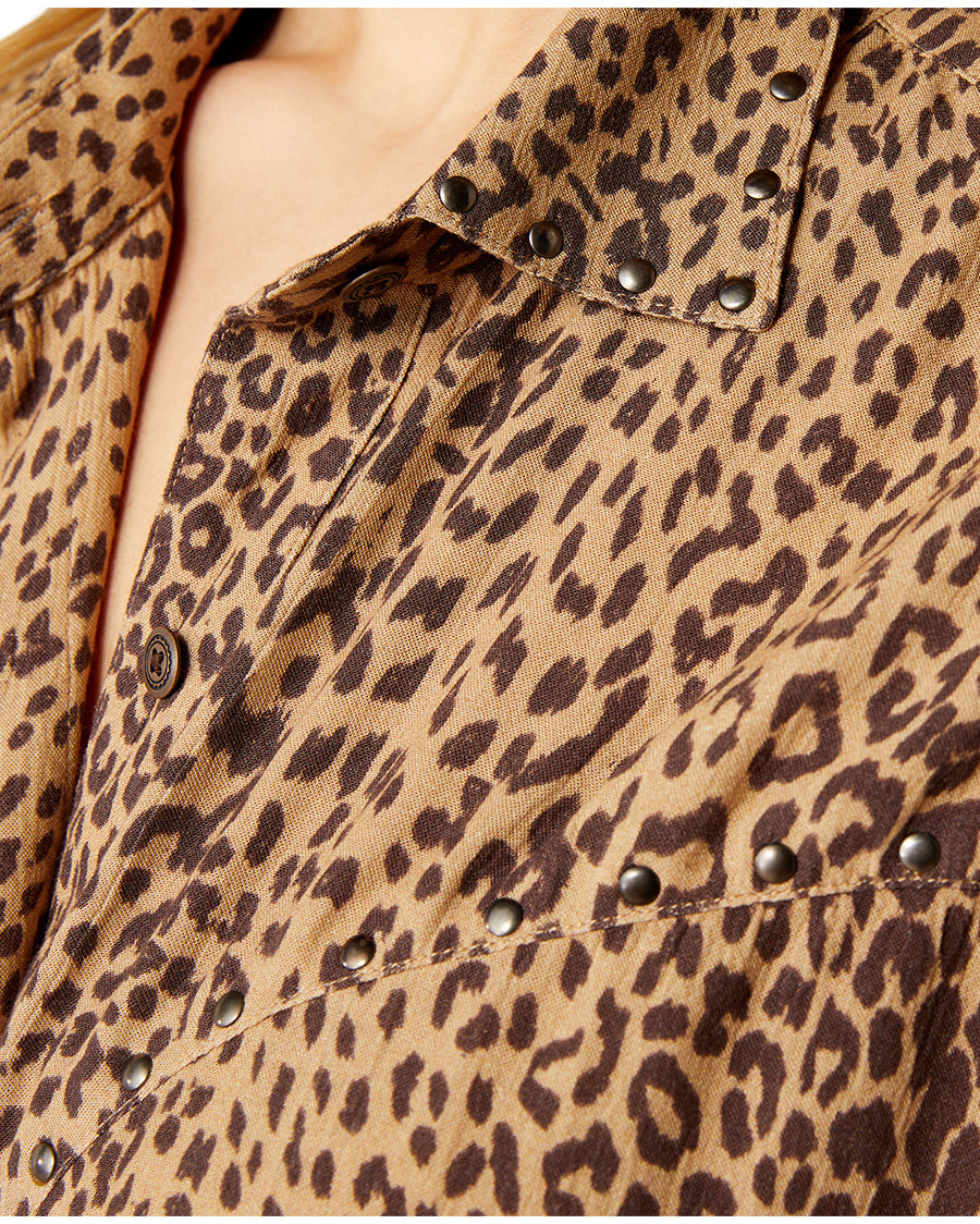 Women's Relaxed Leopard Shirt