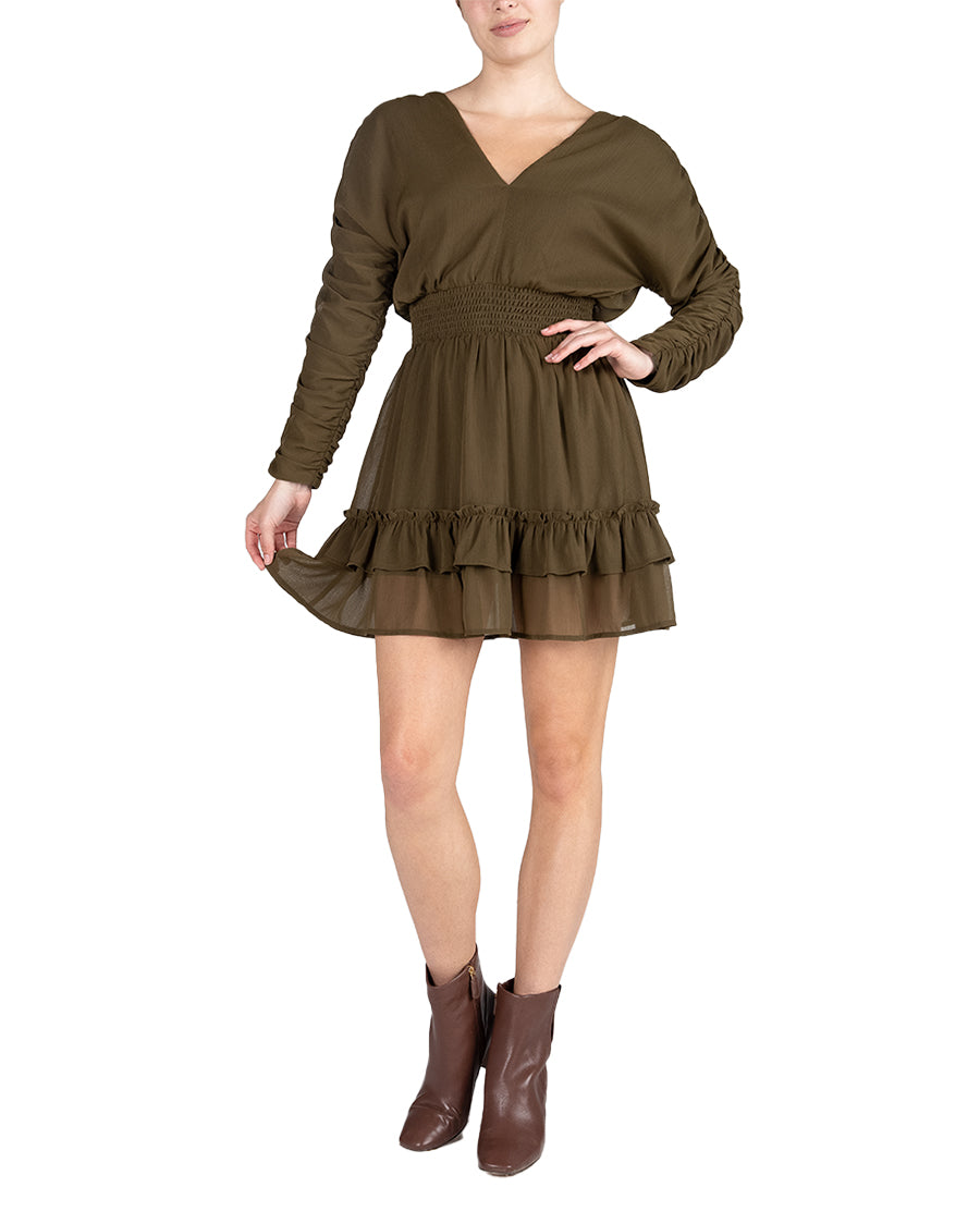 Women's Ruched Mini Dress