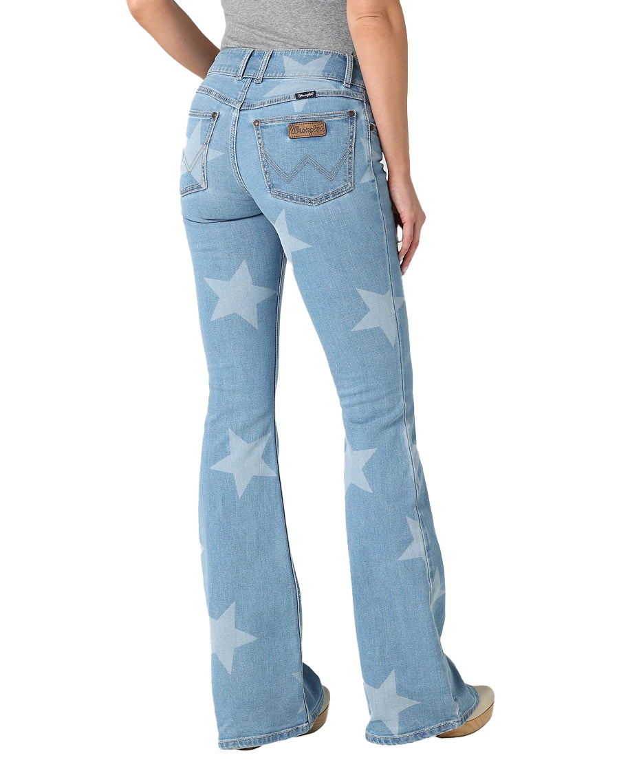 Women's Retro Mae Star Flare Jeans