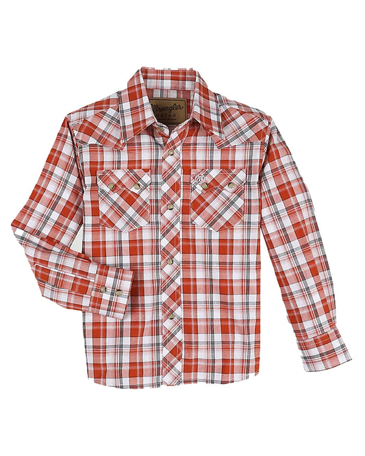 Boys' Retro Long Sleeve Shirt