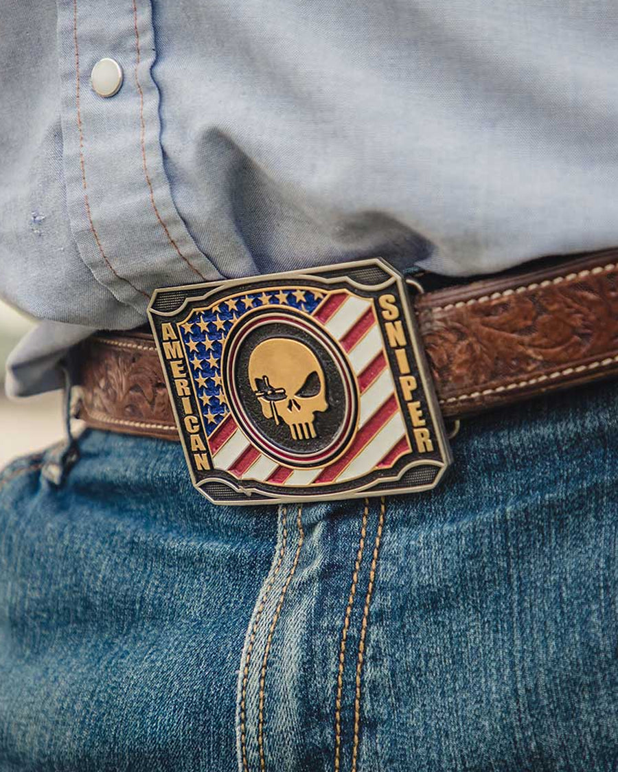 Patriotic Duty Chris Kyle Attitude Belt Buckle