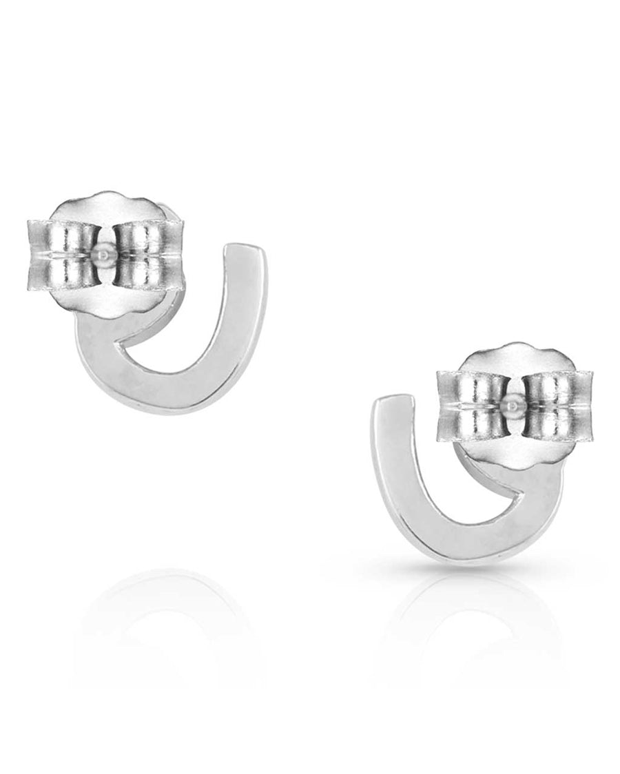 Women's Lucky in Love Horseshoe Earrings