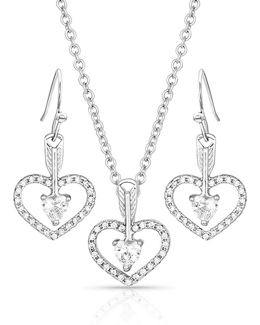 Women's Straight to the Heart Arrow Jewelry Set