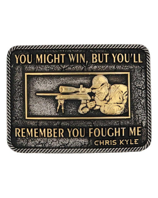 You'll Remember, Chris Kyle Attitude Belt Buckle