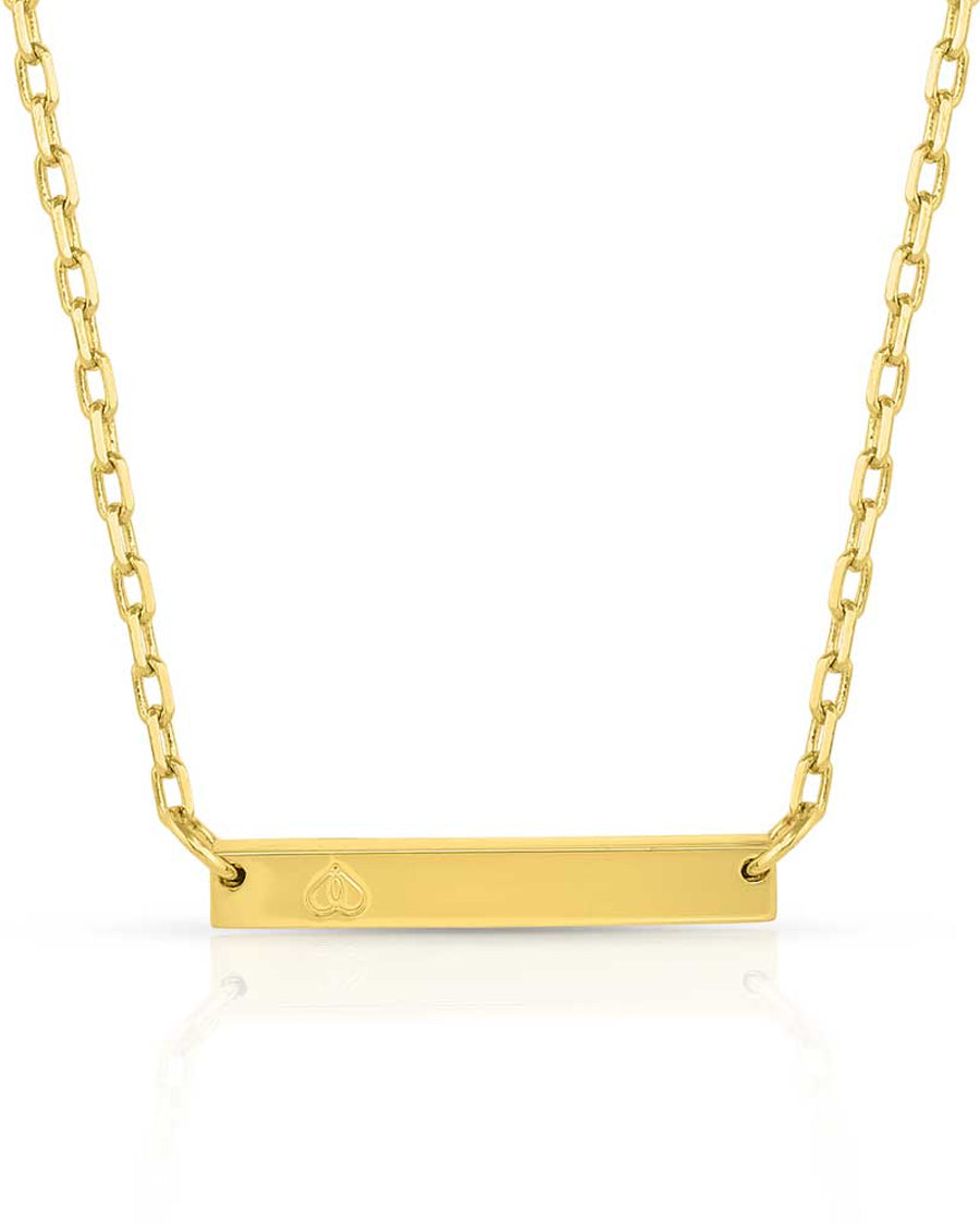 Women's Fearless Faith Bar Necklace