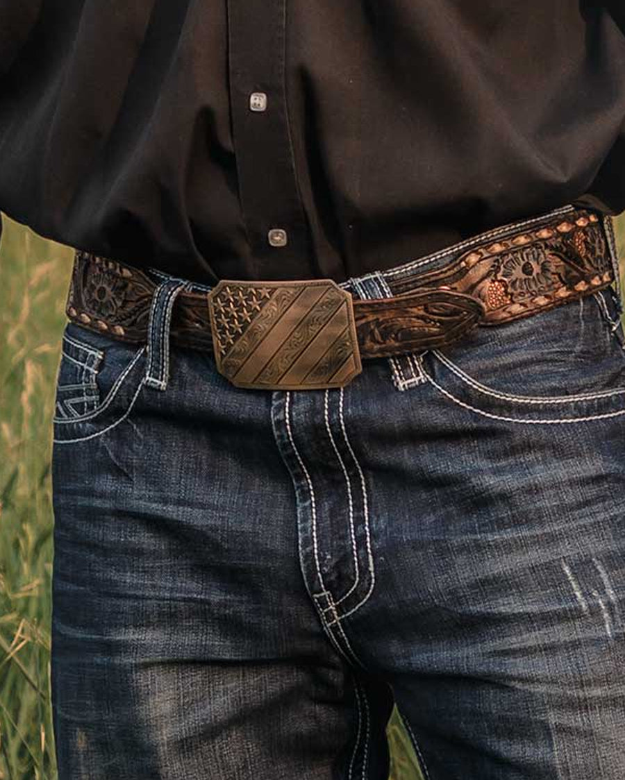 Faded Glory Flag Buckle