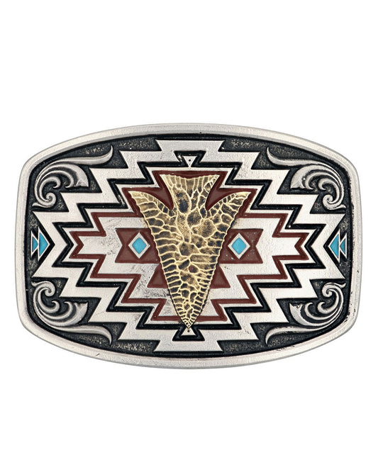 Radiating Center of it All Arrow Belt Buckle