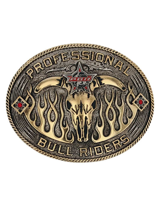 PBR Open Flames Belt Buckle