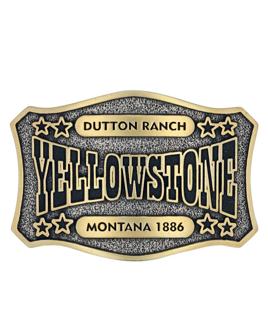 The Y Yellowstone Star Attitude Belt Buckle