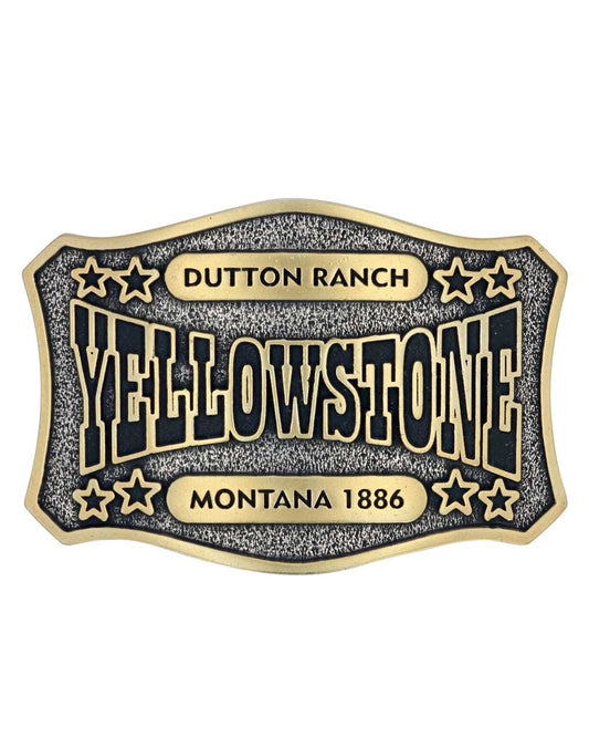 The Y Yellowstone Star Attitude Belt Buckle