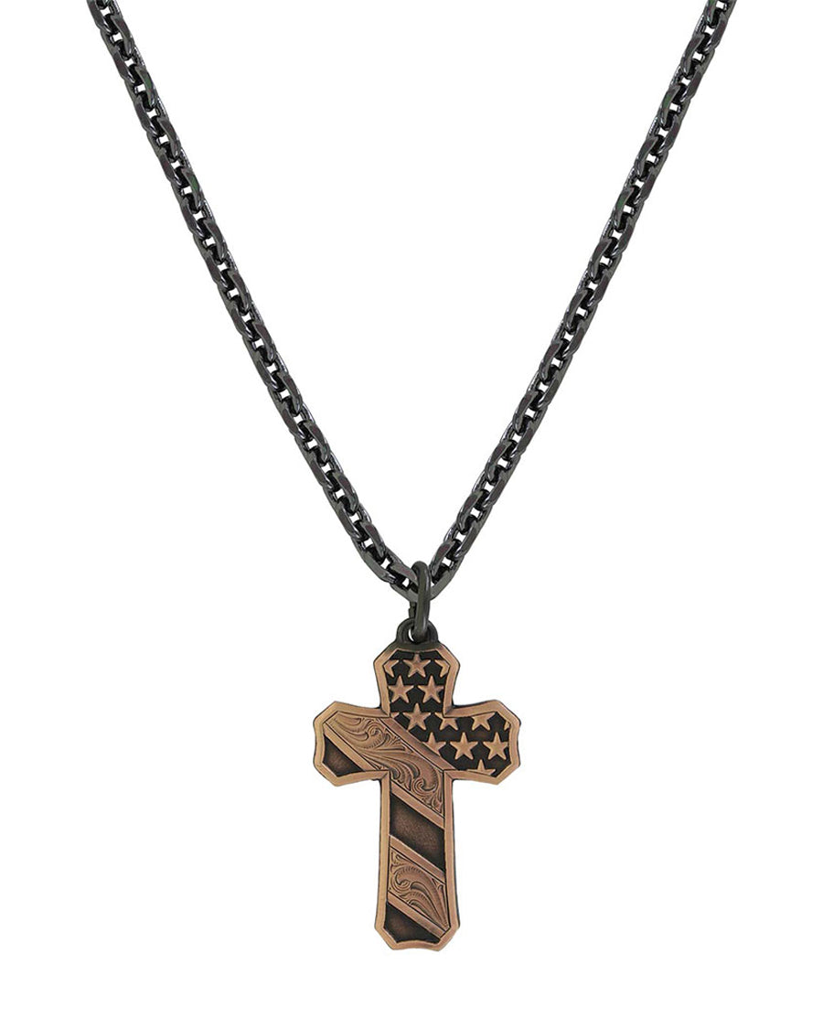 Faded Glory Cross Necklace