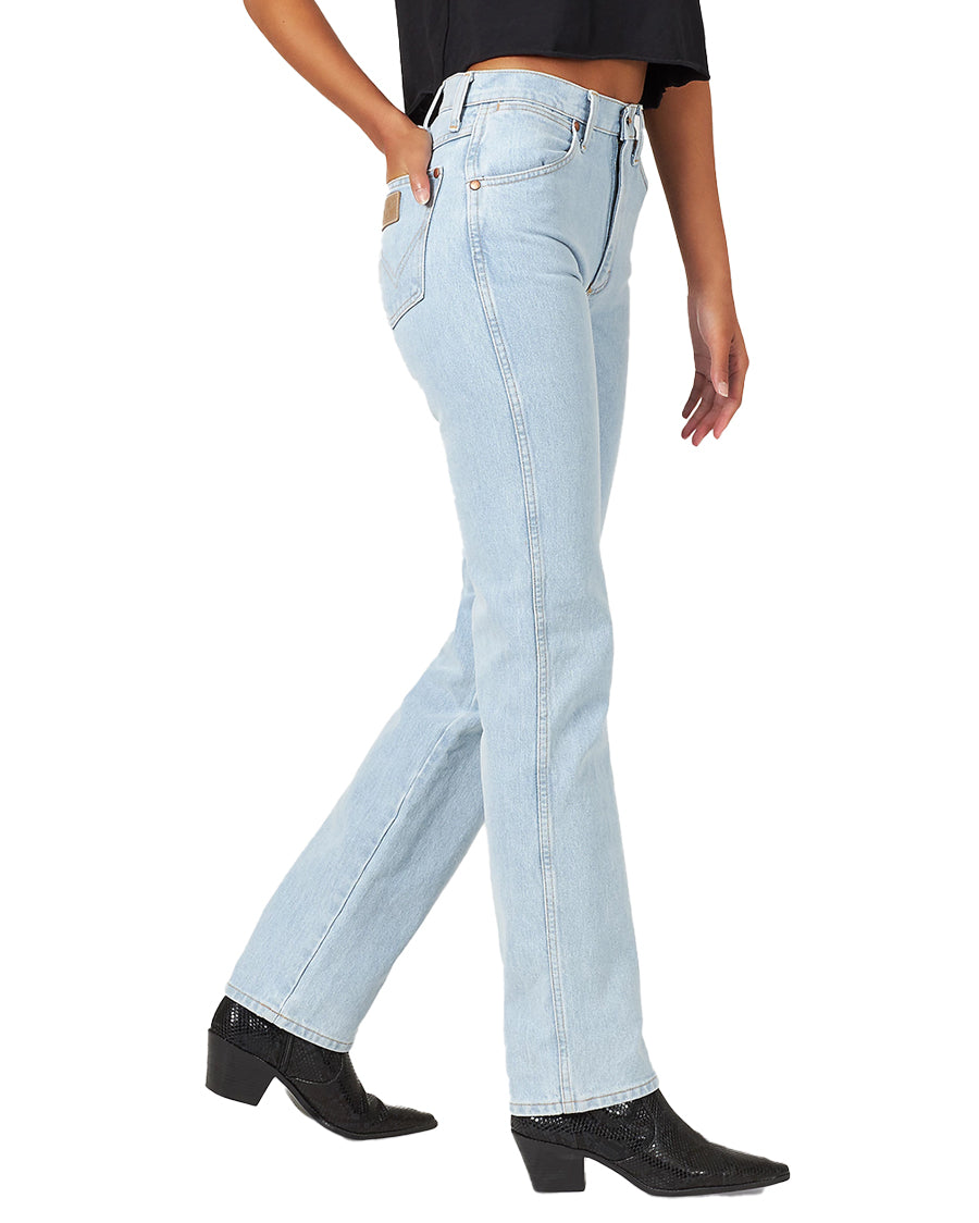 Women's Cowboy Cut High Rise Slim Fit Tapered Leg Jeans