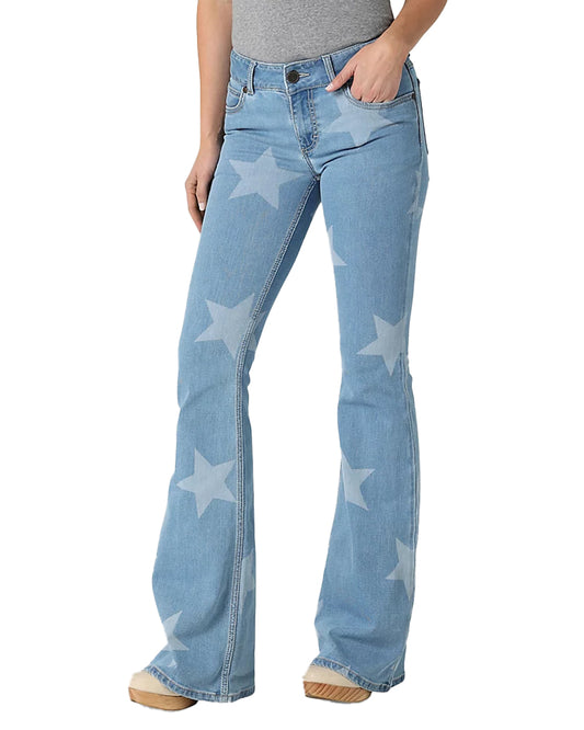 Women's Retro Mae Star Flare Jeans