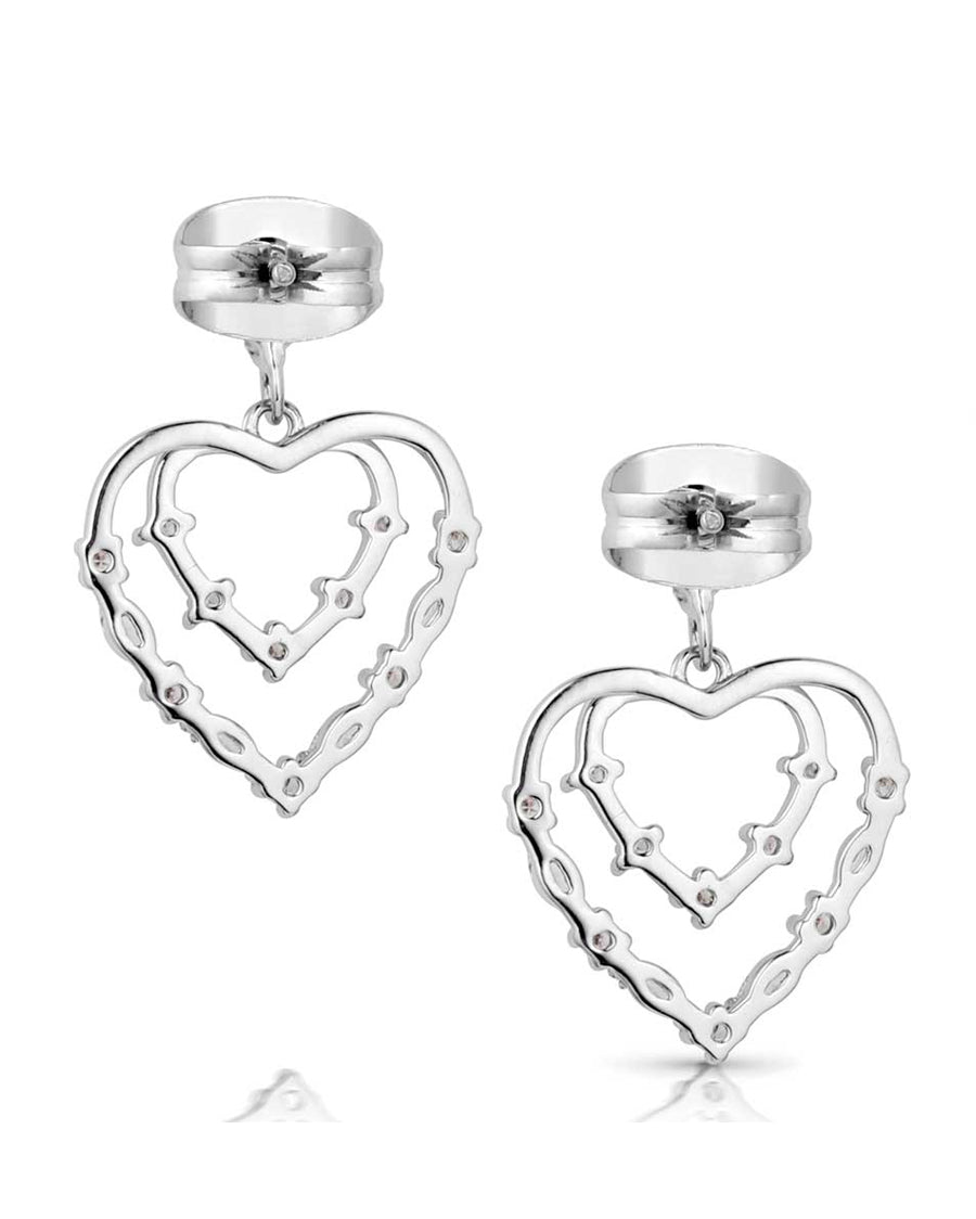 Heart Grows Crystal Earrings