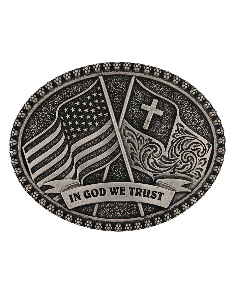 We Trust Attitude Buckle