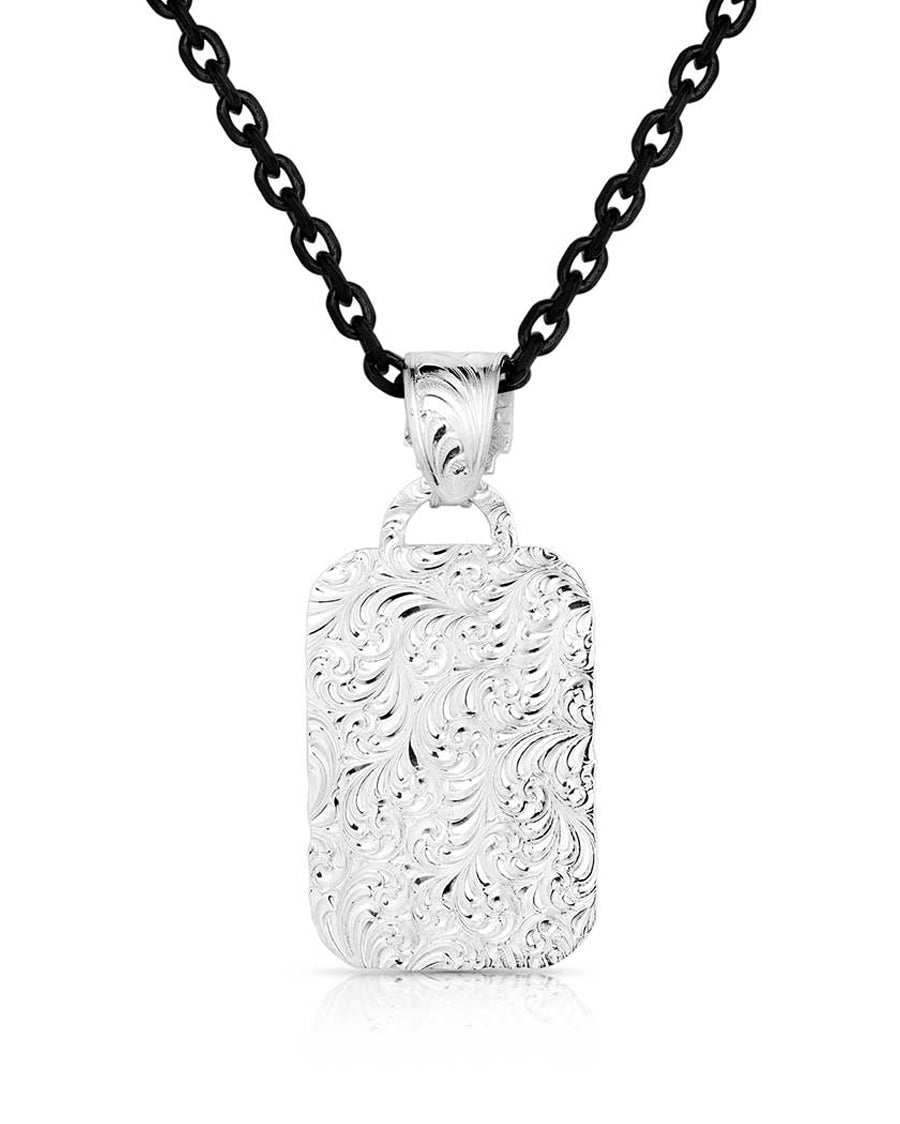 Trust and Honor Cross Dogtag Necklace