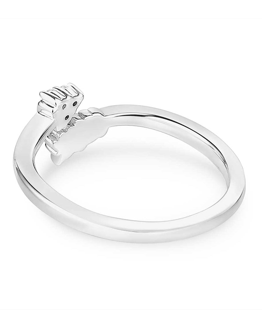 Women's Decisive Arrow Crystal Wrap Ring