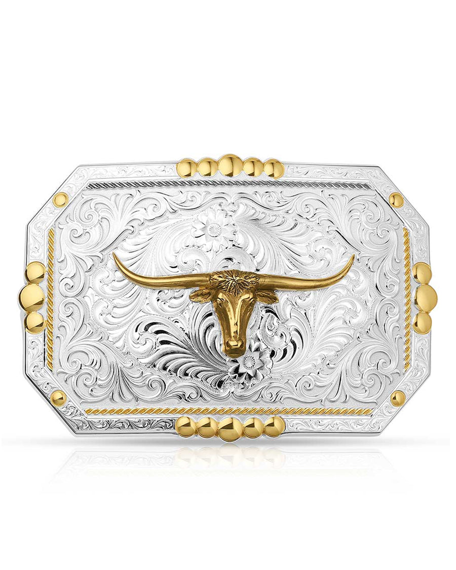 Principle Longhorn Showpiece Belt Buckle