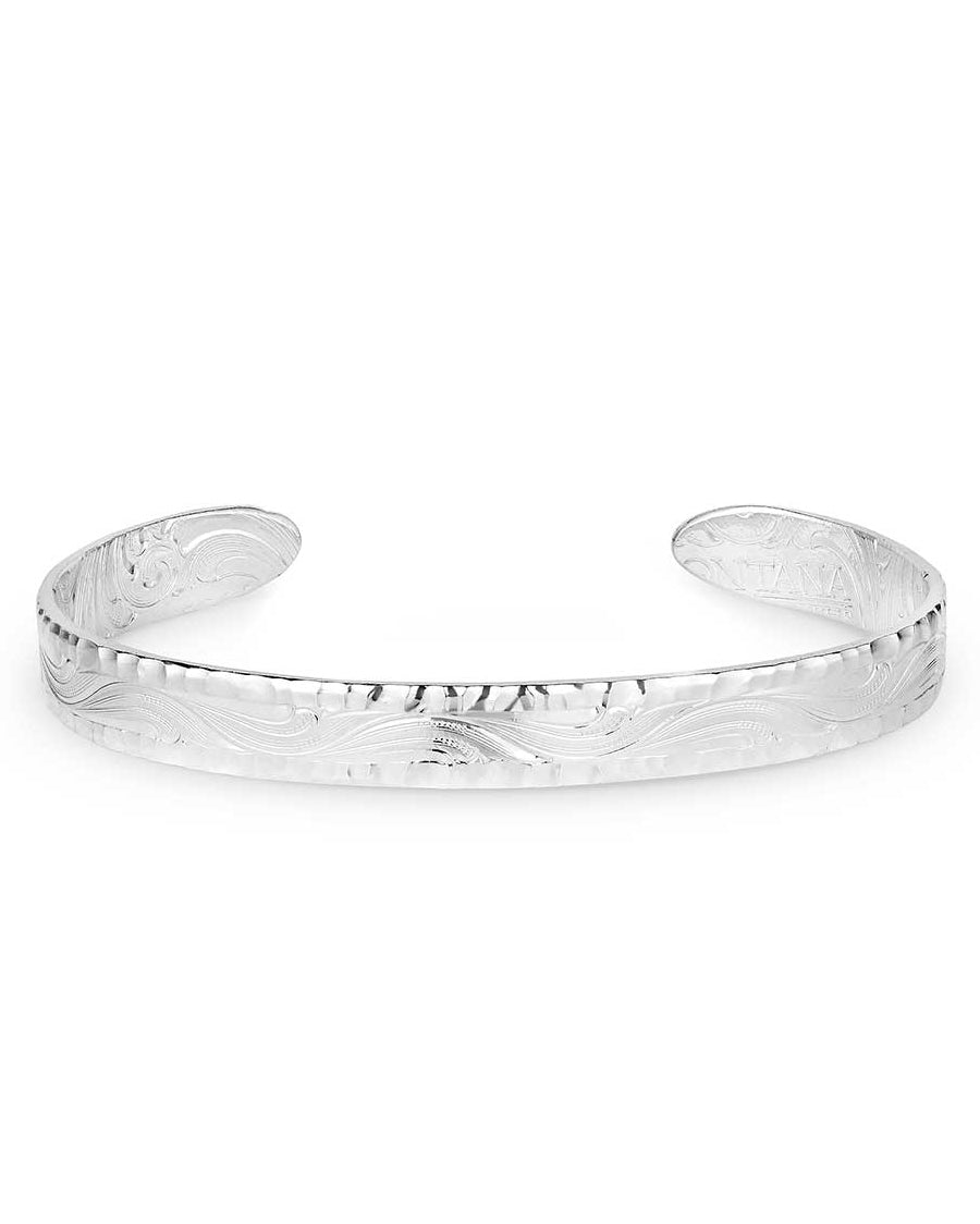 Women's Timeless Elegance Chiseled Cuff Bracelet