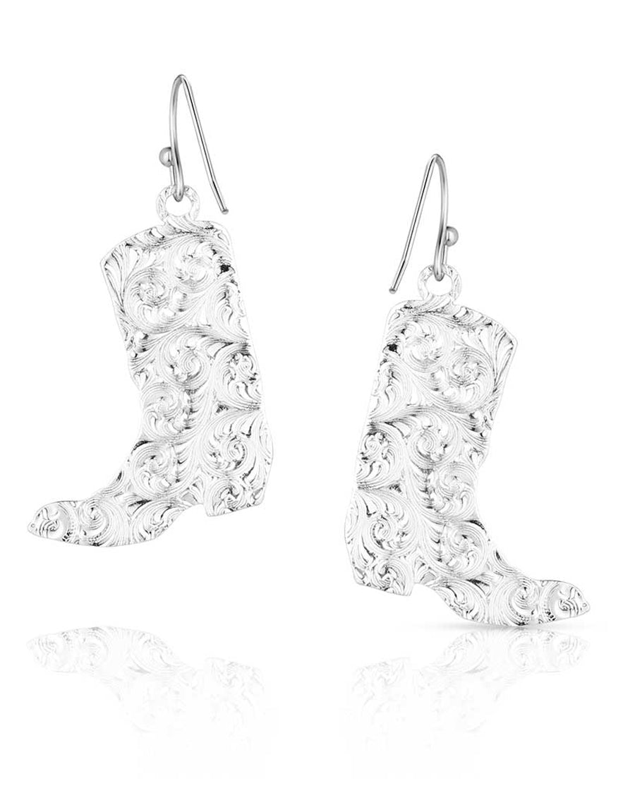 Women's Chiseled Boots Earrings