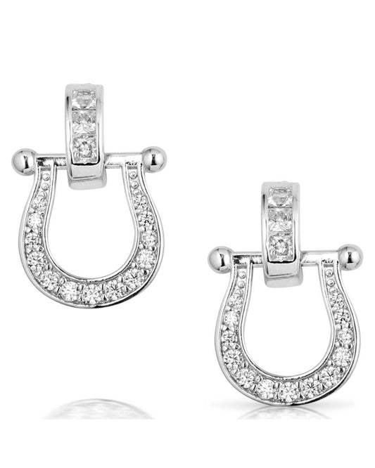 Women's Ride in Style Crystal Earrings