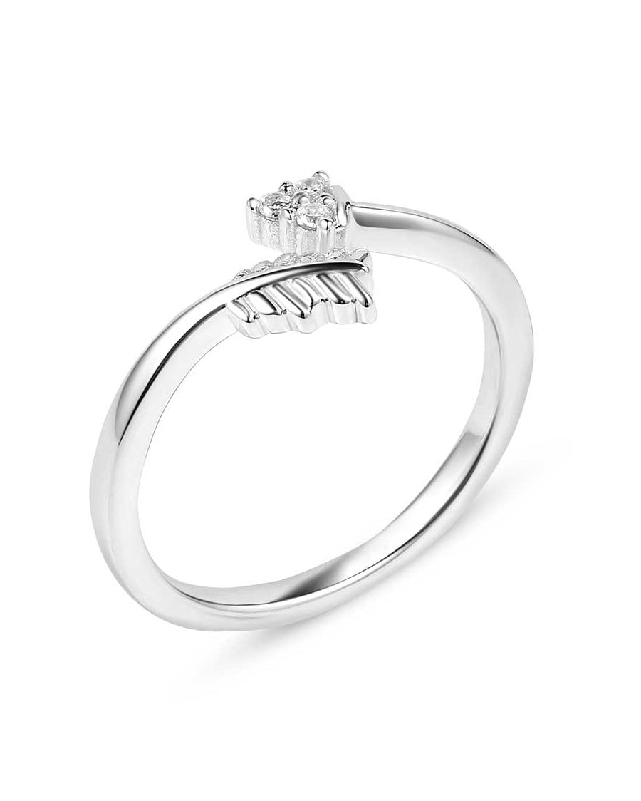 Women's Decisive Arrow Crystal Wrap Ring