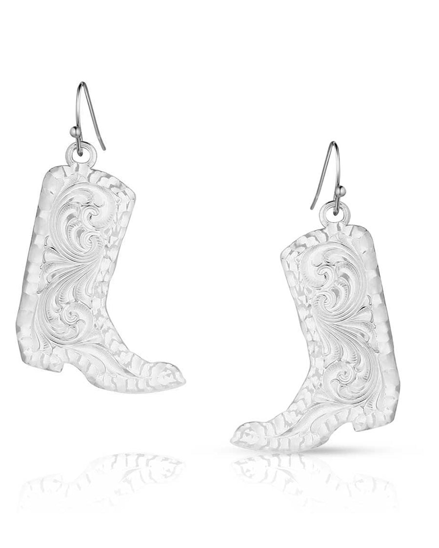 Women's Chiseled Boots Earrings