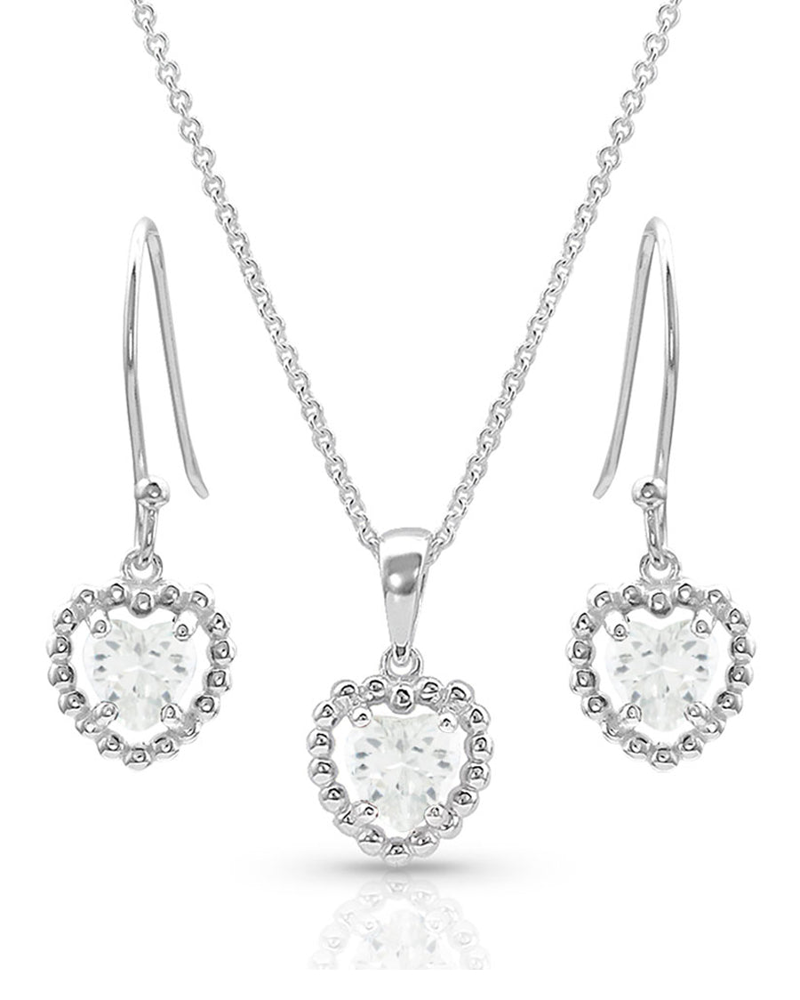 Women's Frozen Heart Jewelry Set