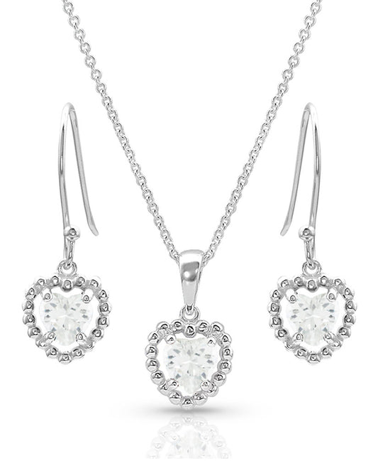 Women's Frozen Heart Jewelry Set