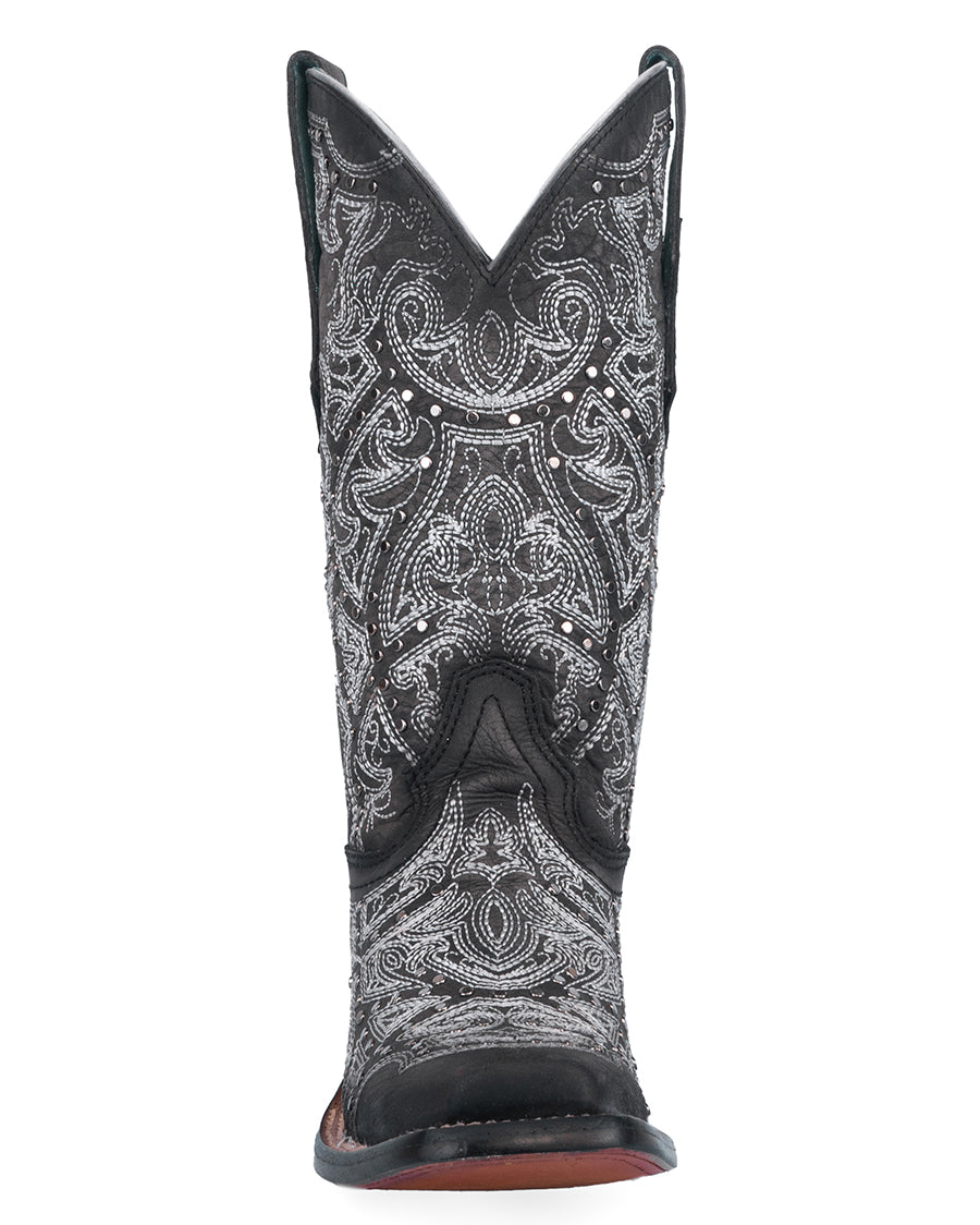 Women's Fancy Embroidery & Studs Western Boots