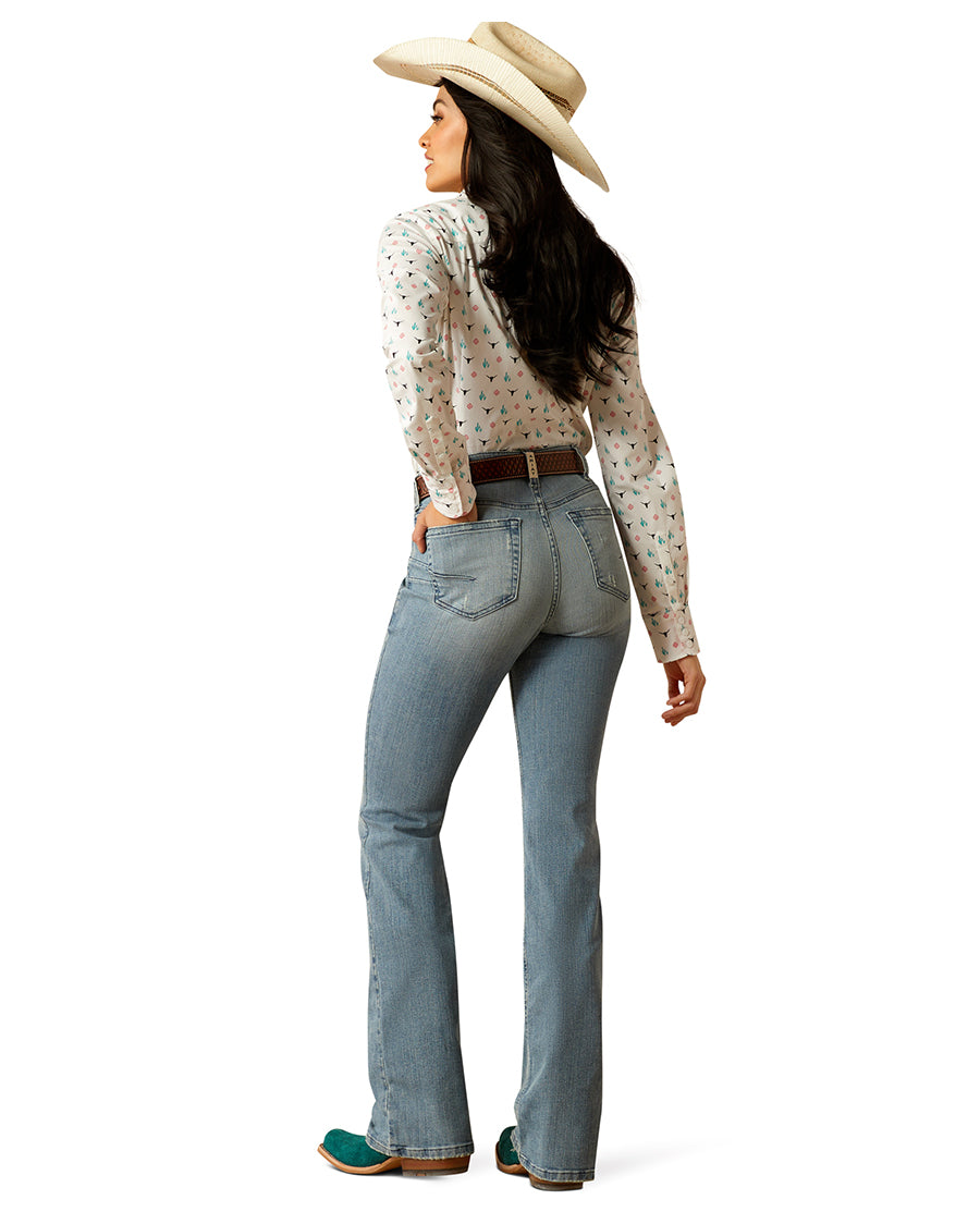 Women's High Rise Bessie Boot Cut Jeans