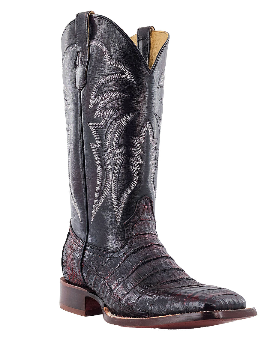 Men's Black Cherry Exotic Western Boots