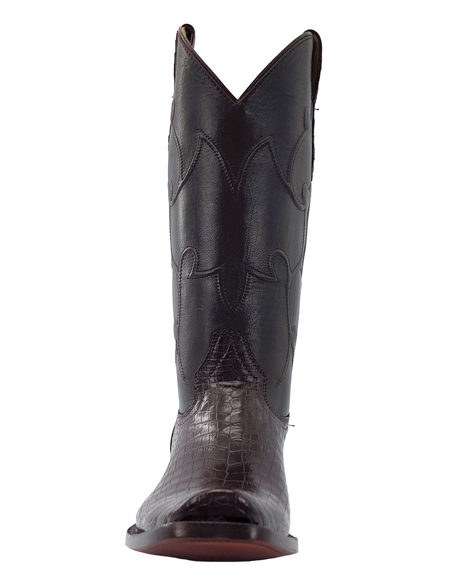 Men's Chocolate Exotic Western Boots