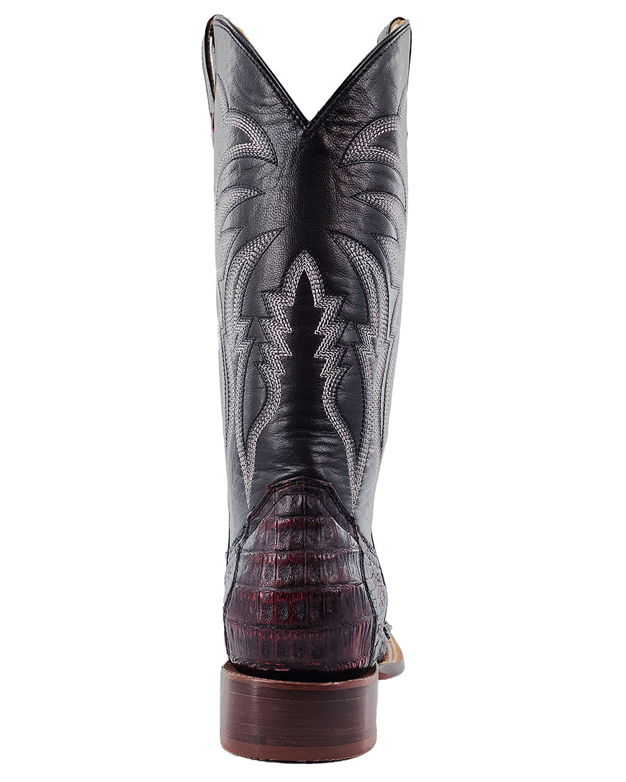 Men's Black Cherry Exotic Western Boots