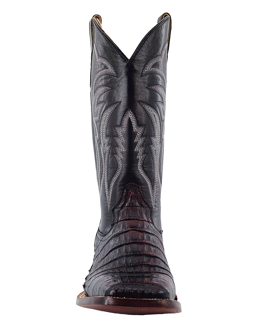 Men's Black Cherry Exotic Western Boots