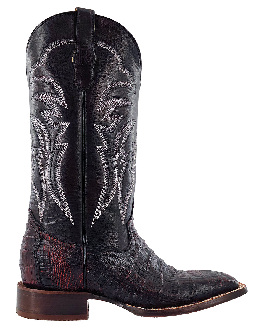 Men's Black Cherry Exotic Western Boots