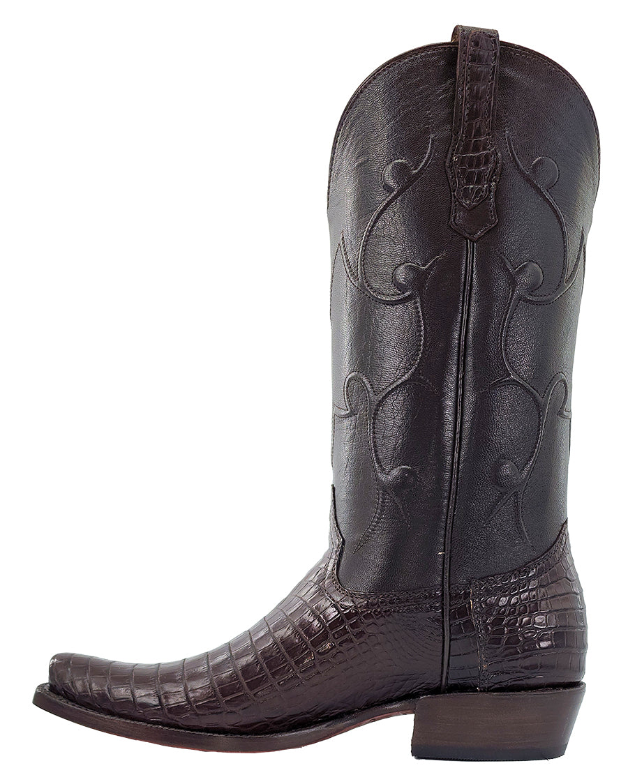 Men's Chocolate Exotic Western Boots