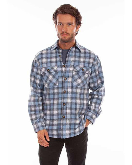 Men's Wool Blend Medium Weight Flannel