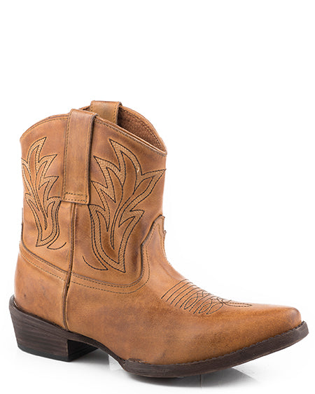 Women's Burnished Western Booties