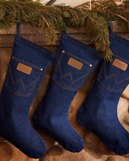 Denim Christmas Stocking