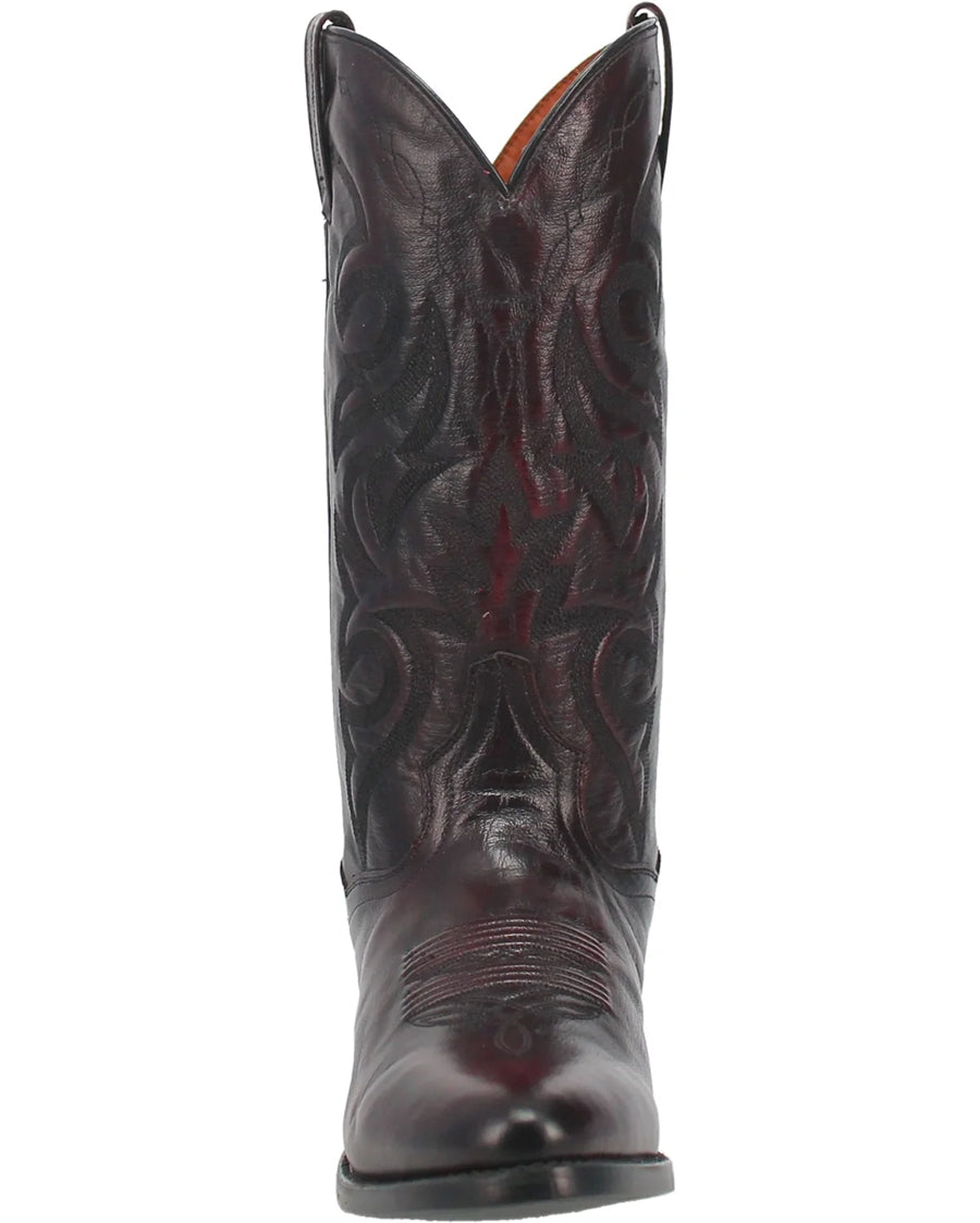 Mens Milwaukee Mignon Boots - Black Cherry