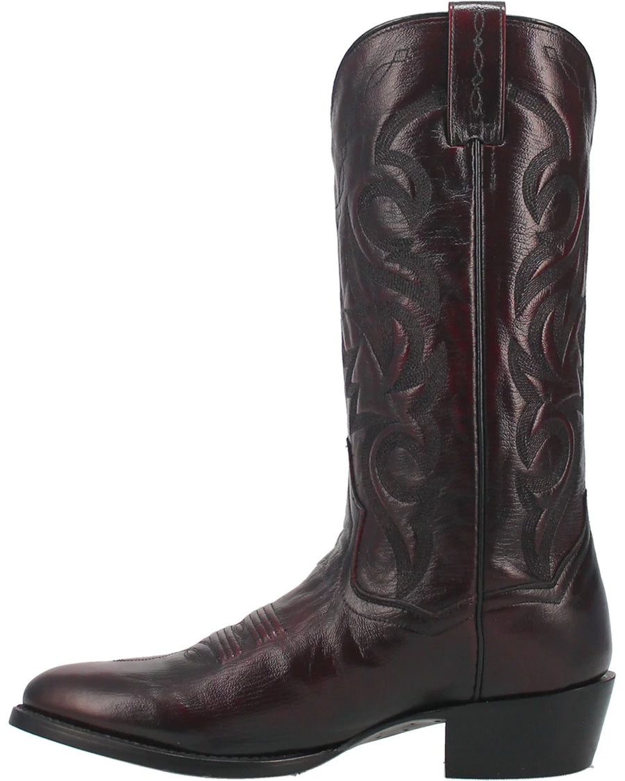 Mens Milwaukee Mignon Boots - Black Cherry