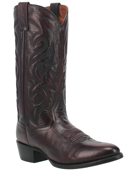 Mens Milwaukee Mignon Boots - Black Cherry