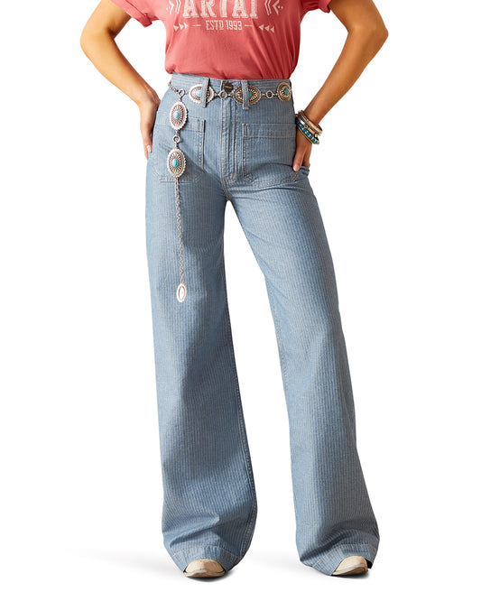 Women's High Rise Jazmine Wide Leg Jeans