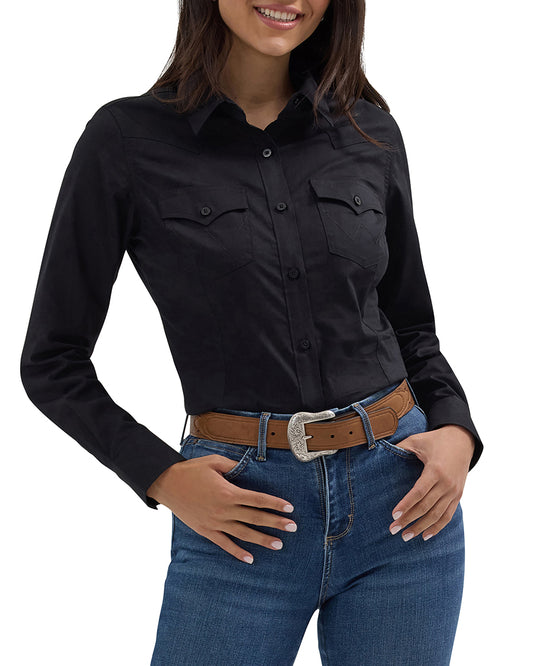 Women's Retro Long Sleeve Shirt