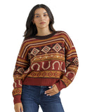 Women's Retro Punchy Crew Sweater