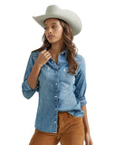 Women's Retro Western Vintage Snap Top