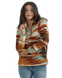 Women's Retro Punchy Sherpa Pullover