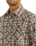 Men's Modern Fit Retro Long Sleeve Shirt