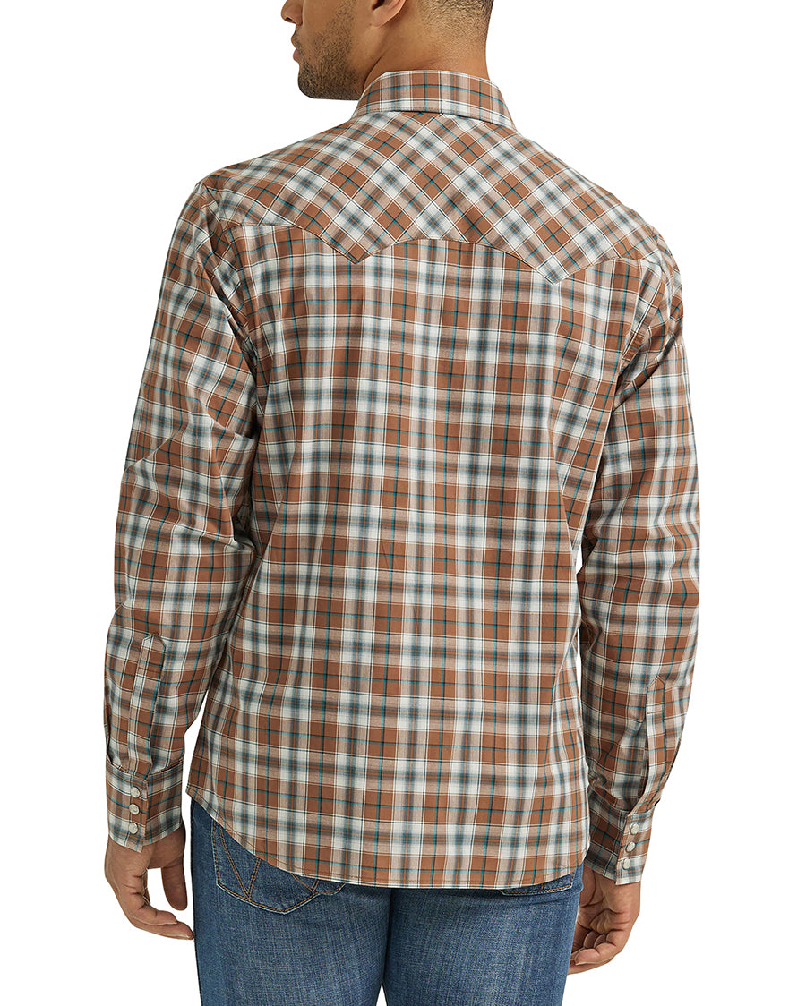 Men's Modern Fit Retro Long Sleeve Shirt